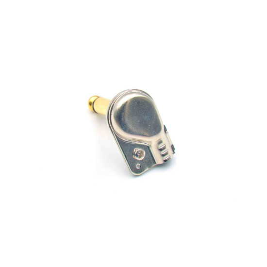 Dragon Switch | TS Right Angled Mono Pancake Plugs Mini Nickel
