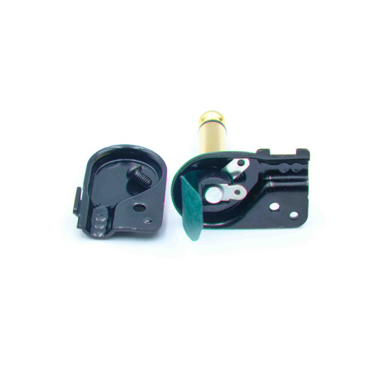 Dragon Switch | TS Right Angled Mono Pancake Plugs Mini Black