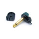 Dragon Switch | TS Right Angled Mono Pancake Plugs Mini Black