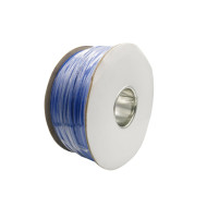 Braided Cable Sleeve PET - 6mm Expandable - Blue - 656Feet Spool