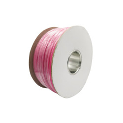 Braided Cable Sleeve PET - 6mm Expandable - Pink - 656Feet Spool Braided Cable Sleeve PET - 6mm Expandable - Pink - 656Feet Spool