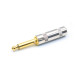 Dragon Switch | TS Straight Mono Nickel Mute Plugs 1/4  Gold tip