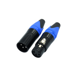 XLR Straight Male/Female Set Microphone Plugs XLR Straight Male/Female Set Microphone Plugs