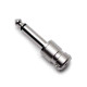 Dragon Switch | SquarePlug SPS4 Compact Soldered Straight 1/4'' Plug, Matte Nickel Dragon Switch | SquarePlug SPS4 Compact Soldered Straight 1/4'' Plug, Matte Nickel