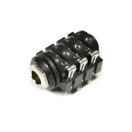 Insulated Jack  1/4, 6 pin Solder Lug Insulated Jack  1/4, 6 pin Solder Lug