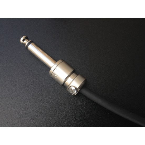 Dragon Switch | SquarePlug SPS4 Compact Soldered Straight 1/4'' Plug, Matte Nickel Dragon Switch | SquarePlug SPS4 Compact Soldered Straight 1/4'' Plug, Matte Nickel