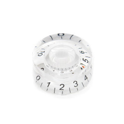 Gibson Style Speed Guitar Knob - Clear Gibson Style Speed Guitar Knob - Clear