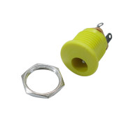 DC Power Jack 2.1mm with board - Yellow