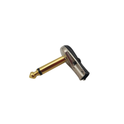TS Right Angled Mono Pancake Plugs 1/4  Gold tip and nickel body TS Right Angled Mono Pancake Plugs 1/4  Gold tip and nickel body