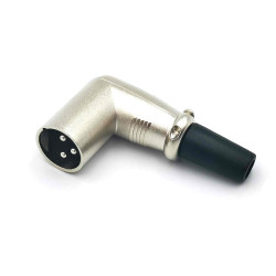XLR Right Angled Male/Female Set Microphone Plugs XLR Right Angled Male/Female Set Microphone Plugs