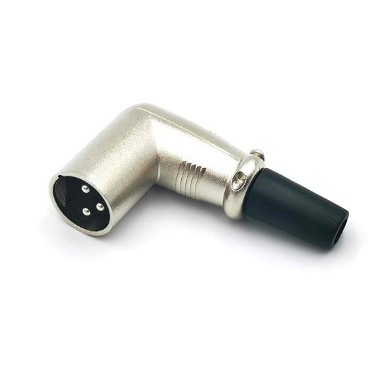 XLR Right Angled Male/Female Set Microphone Plugs