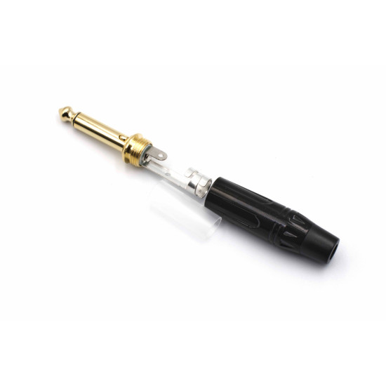 Dragon Switch | TS Straight Muted/Silent Mono Plug 1/4 Gold Tip