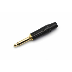 TS Straight Muted/Silent Mono Plug 1/4 Gold Tip TS Straight Muted/Silent Mono Plug 1/4 Gold Tip