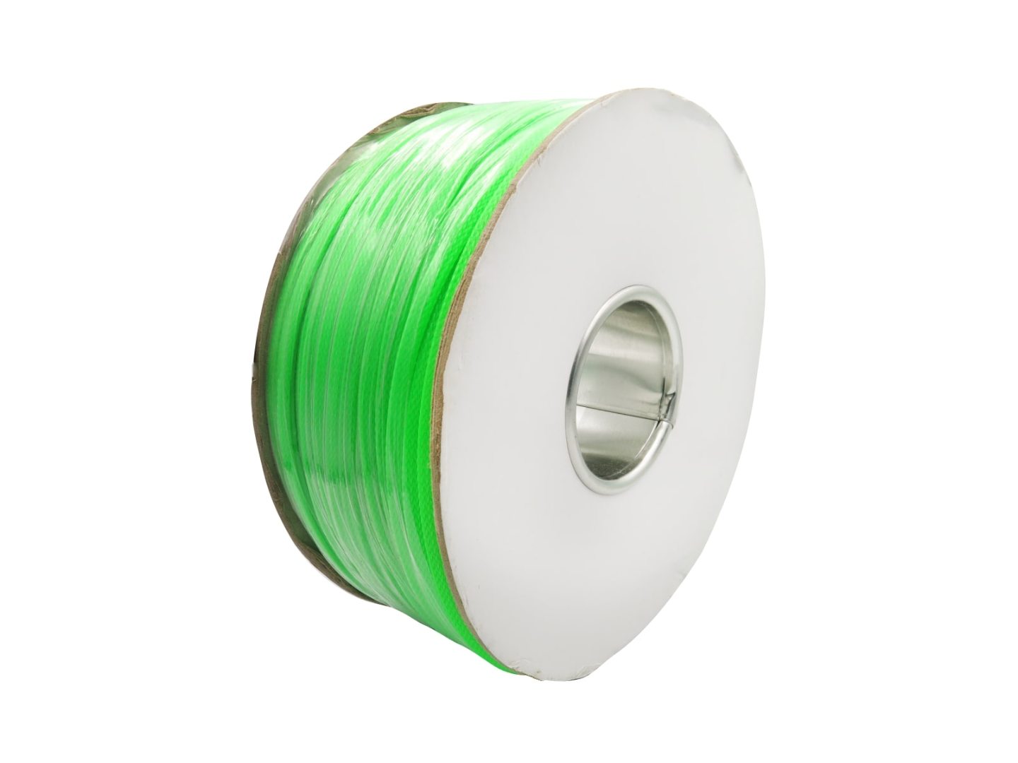 Braided Cable Sleeve PET - 6mm Expandable - Neon Green - 656Feet Spool