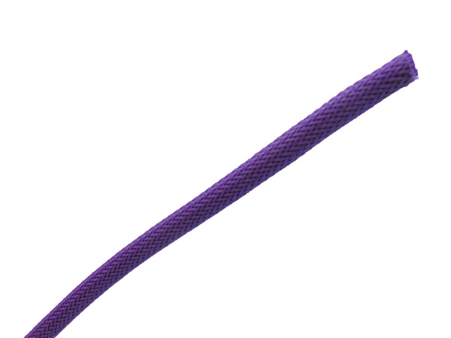 Braided Cable Sleeve PET - 6mm Expandable - Violet