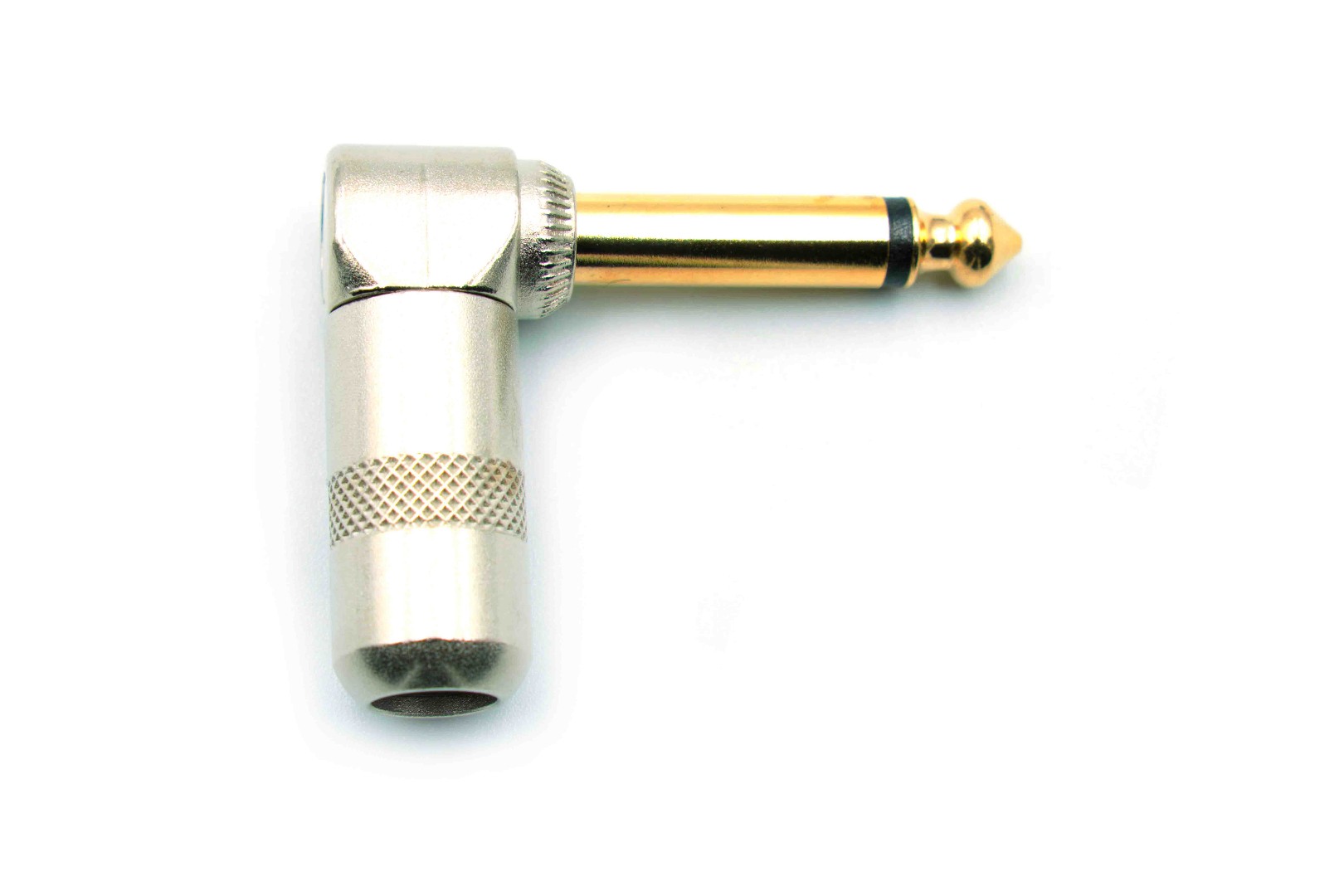 TS Right Angled Short Barrel Form Factor Mono Plugs 1/4 Gold tip