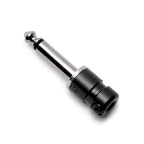 SquarePlug SPS5 Compact Soldered Straight 1/4'' Plug, Black