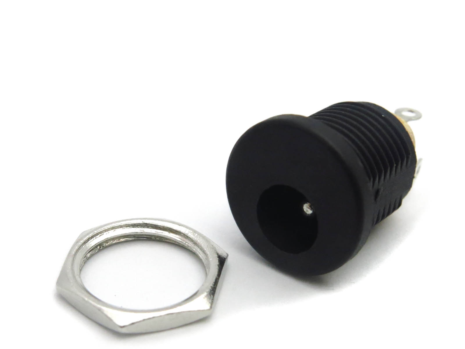 DC Power Jack 2.1mm with board - BLACK