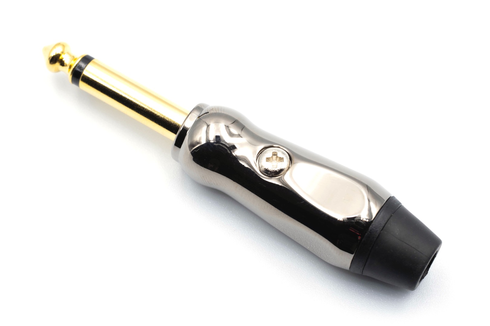 TS Straight Solderless Mono Plugs 1/4 Gold tip