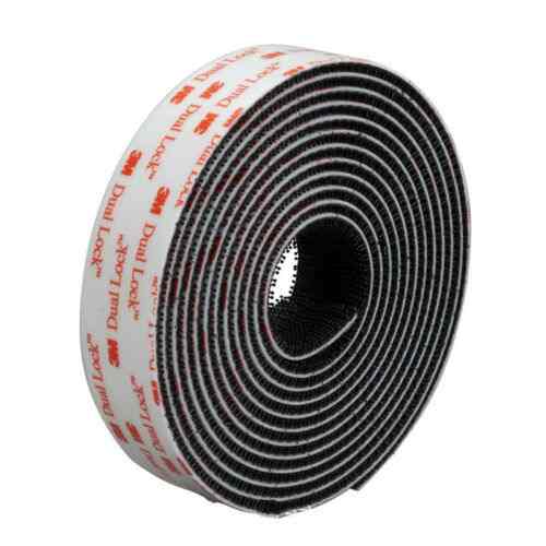3M Dual Lock SJ3550 Reclosable Fastener - Black