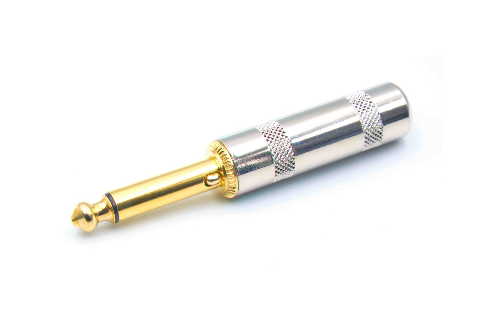 TS Straight Mono Nickel Mute Plugs 1/4  Gold tip